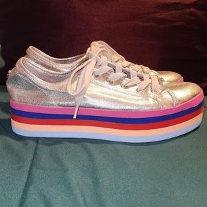 Steve Madden Shoes Rainbow Platforms